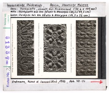 Vorschaubild Sasanidische Stuckreliefs, Berlin, Staatliche Museen Diasammlung